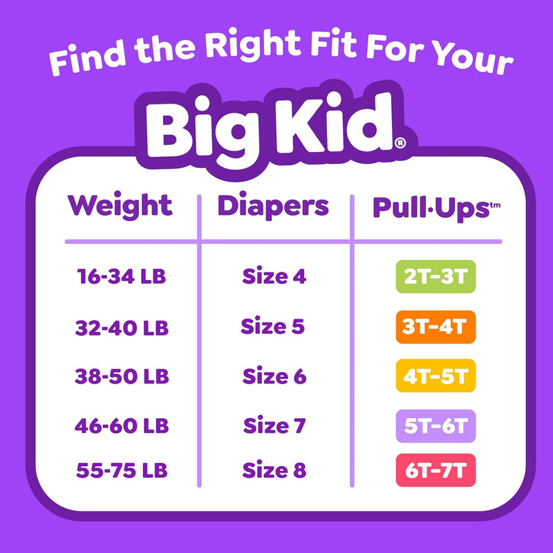 Pull-Ups Boys' Potty Training Pants, Size 4T-5T, 99 Count