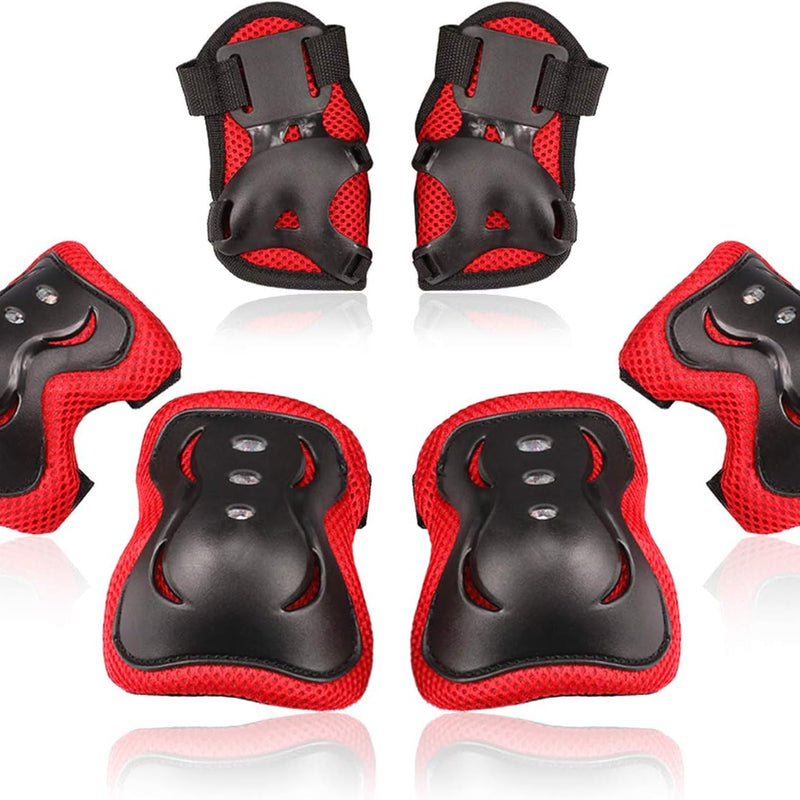 BOSONER Kids/Youth Knee Pad Elbow Pads Guards Protective Gear Set, Multifunctional, Adjustable, Comfortable, Lightweight