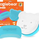 oogiebear Cradle Cap Brush Kit for Babies, 3 Piece Gentle Scalp Care Set | Sponge, Brush & Comb Set for Newborns, Infants & Babies, Soft Cradle Cap Remover, Baby Registry Essential