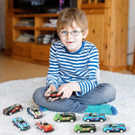28 Pack of Colorful Mini Pull Back Cars for Kids' Party Favors, Goody Bags, and Pinata Fillers