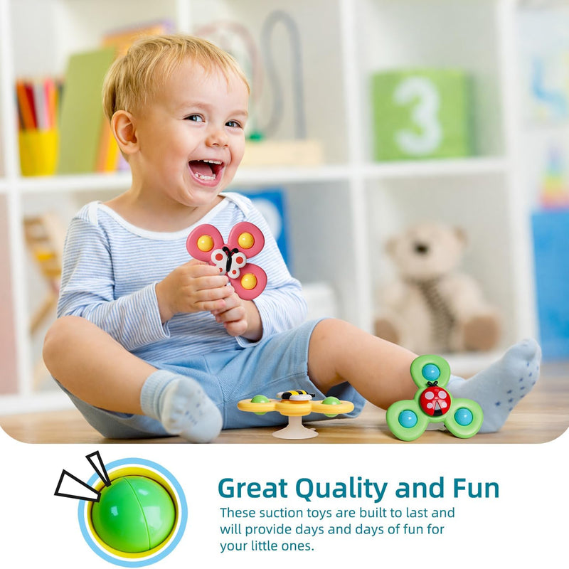 LiKee Strong Suction Cup Fidget Toys: Captivating Motion and Multi-Sensory Stimulation for Babies and Toddlers