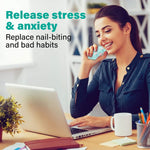 Infinity Cube Fidget Toy Stress Relieving Fidgeting Game for Kids and Adults,Cute Mini Unique Gadget for Anxiety Relief and Kill Time (Macaron Blue)
