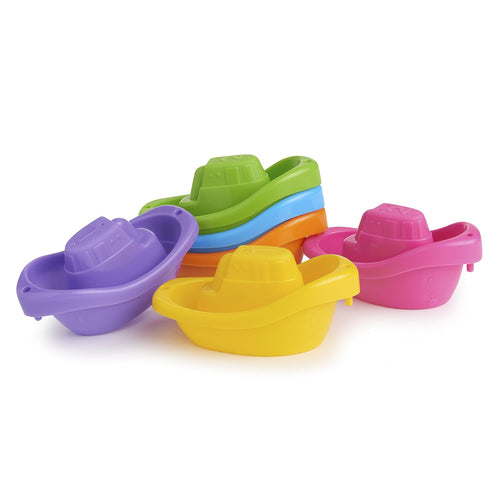 Munchkin Little Boat Train Bath Toy, 6 Piece Set for Babies and Toddlers