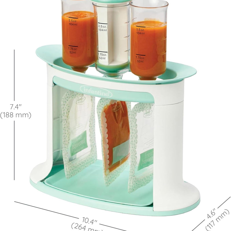 Infantino Squeeze Station, Baby Food Pouch Filler, BPA-Free