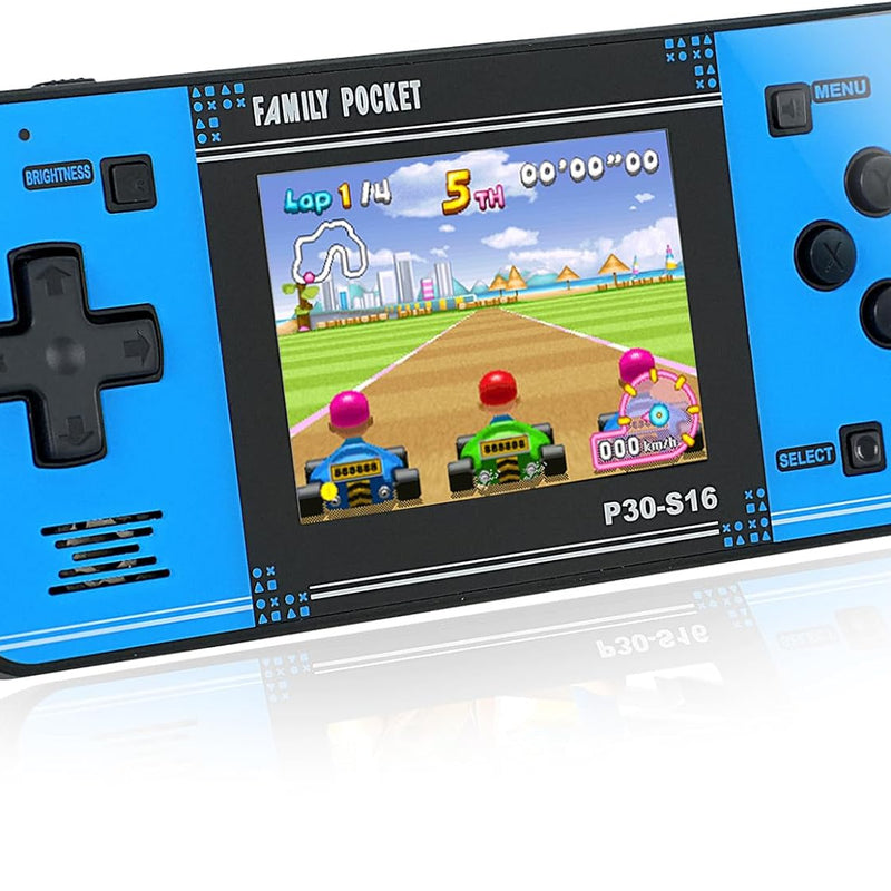 Handheld Game Console for Kids: 220 Retro Video Games, 3" LCD, Rechargeable Battery