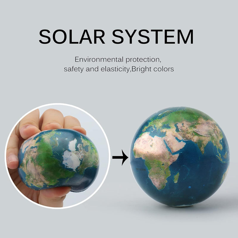 Solar System Planets Toys STEM Educational for Kids Non-Toxic, Space Astronaut Slime Ball Alien Monster Toy Set