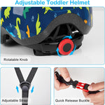 Toddler Helmet, Baby Infant Kids Bike Helmet, Adjustable, 1-3-5-8 Year Age, Hard PC Shell, EPS Foam, Breathable, Comfortable, Soft Padding