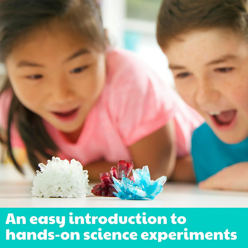 Crystal growing science experiment kit for kids, teens, boys & girls, DIY STEM toy lab