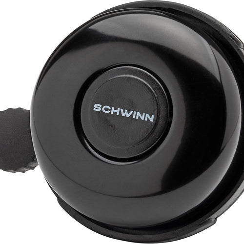 Schwinn Classic Bike Bell, Black Finish, Easy Installation, Loud Ringing Sound