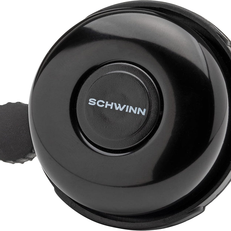 Schwinn Classic Bike Bell, Black Finish, Easy Installation, Loud Ringing Sound