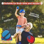 Toss and Catch Ball Game, Kids Toddler Baseball Glove & Catch Ball Toys, Outdoor Games for Family, Toys for Beach Yard Pool Outside, Birthday Easter Gift for Ages 3 4 5 6 7 8-12 Year Old Boys Girls