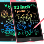 eooCoo toddler LCD writing tablet for kids, 2 pack, 8.5 inch, travel essentials for boys and girls aged 3-5