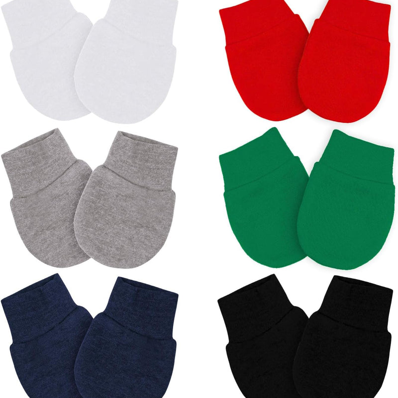 Baby Mittens No Scratch Mittens Infant Soft Gloves Mittens for 0-6 Months Boys Girls