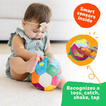 Move2Play, Interactive Baby Ball with 30+ Sounds & Songs | Toys for 1 Year Old Boys & Girls | Baby Toys 6-12+ Months | Musical Crawling Ball for Toddlers 1-3 | 1st Birthday Gift