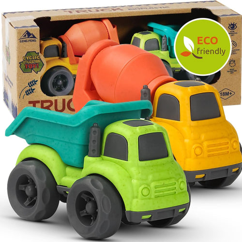 Aigitoy Toddler Car Toys Dump Truck Mixer Cement, BPA Free, Phthalates Free, PVC Free