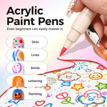 12 Colors Nail Art Pens Set, 3D Nail Polish Pens, Quick-Drying Acrylic Paint Markers, 0.7mm Dotting Painting Liner Brush for DIY Nail Design, Home & Salon Manicure Tools