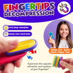 Sensory Fidget Magnet Toys for Kids: Silicone Magnetic Sliders Stress Fidgets for Autism, Stress Small Texture Fidget Toys for Classroom Prizes, Adults Office Desk / Portable Travel Must Haves, Gifts