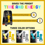 Bucklebee Easy Car Seat Buckle Release Aid for Children Unbuckle Car Seat Release Tool - Button Pusher - Opener for Nails - Buckle Release (1 Pack Teal)