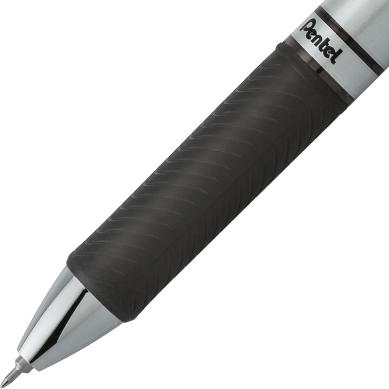 Pentel EnerGel RTX Retractable Liquid Gel Pen, (0.3mm), Extra Fine Line, Needle Tip, Black Ink, Pack of 3 (BLN73BP3A)