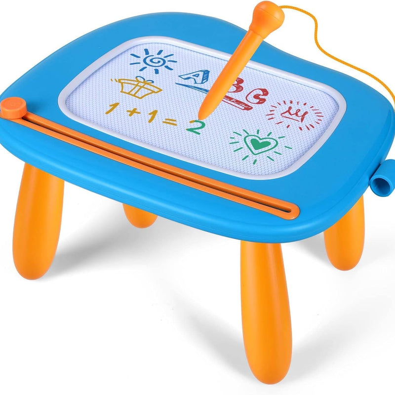 smasiagon magnetic drawing board for kids toddler toys 1-2 year old girl portable doodle pad