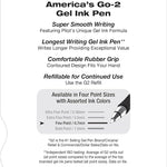 Pilot G2 Pens, Premium Refillable and Retractable Rolling Ball Gel Pens, Fine Point, 0.7mm, Black Ink, 5-Pack
