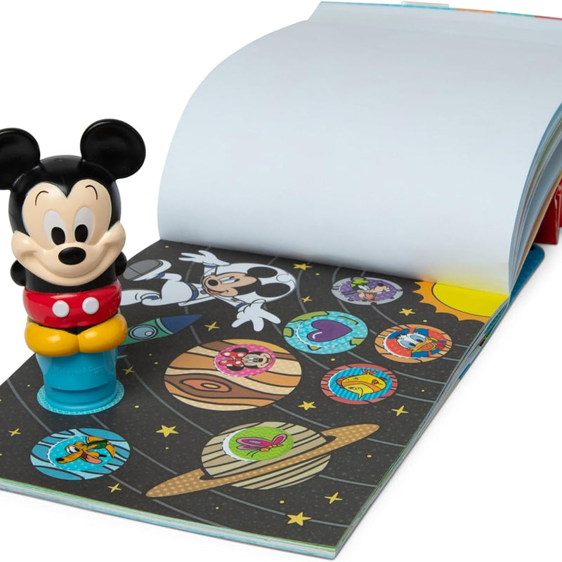 Melissa & Doug Disney Mickey Mouse Sticker Wow! 24-Page Activity Pad and Sticker Stamper for Kids Ages 3-7