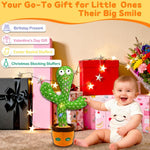 Interactive Baby Toy Dancing Talking Cactus, Singing Musical Record, Volume Adjustment for Infant 6-18 Months