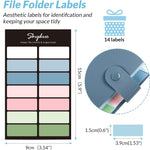 SKYDUE Expanding File Organizer with 8 Pockets, Accordion File Folders with Labels, Portable Document Paper Bill Receipt Organizer, Home College School Office Supplies, Letter Size, Blue