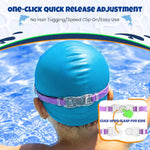 Kids Goggles Age 4-16, Anti-Fog UV 180°Clear View Kids Swim Goggles, 3 Pack Swimming Goggles Waterproof Pool Goggles