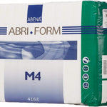Abena Abri-Form Comfort Plastic-Backed Briefs, Level 4, (Medium To Large Sizes) Medium, 14 Count | Disposable