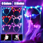 Mibote 269Pcs Led Light Up Party Favors for Kids and Adults with Glow in the Dark Accessories