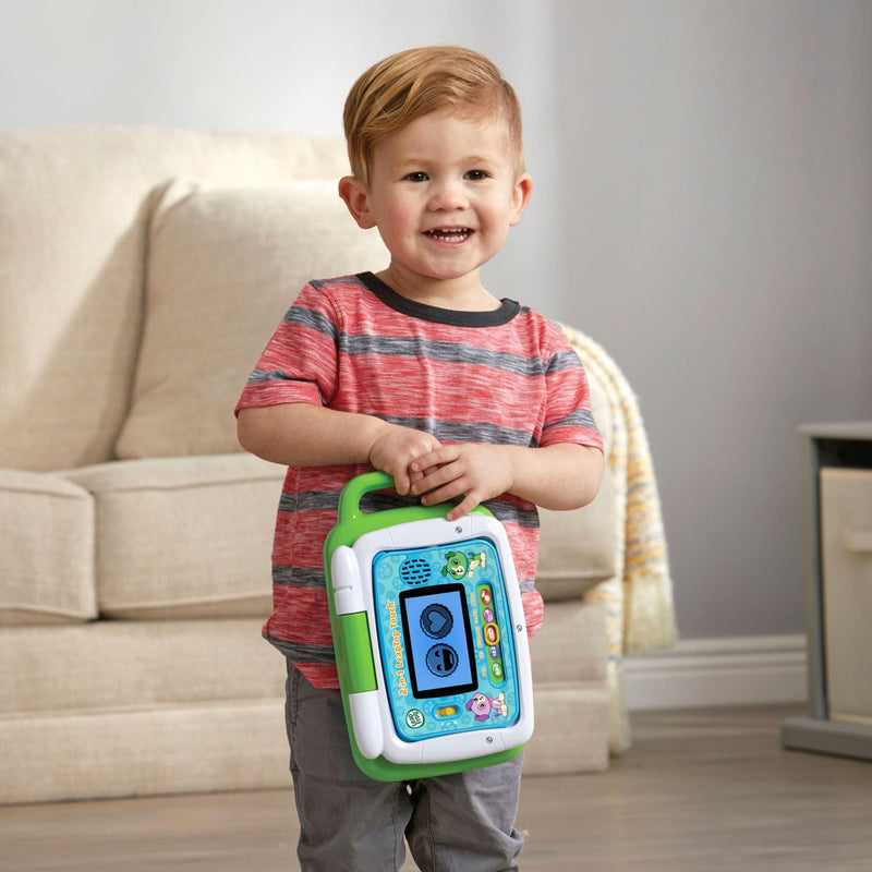 LeapFrog 2-in-1 LeapTop Touch Laptop for Preschoolers, Green