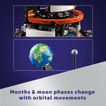 LEGO Technic Planet Earth and Moon in Orbit Building Set, Outer Space Birthday Gift for 10 Year Olds, Solar System Toy for Imaginative, Independent Play, Room Décor for Boys & Girls, 42179