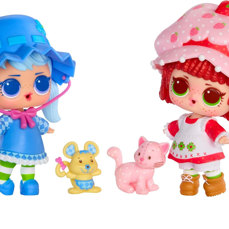 LOL Surprise Loves The World of Strawberry Shortcake Tots with Scented Dolls, Pets, and Transforming Strawberry House Playset – Gift for Kids Ages 4+