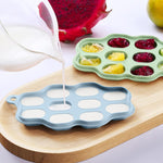 Baby Food Freezer Tray with Lids 2 Pack, Silicone Baby Food Storage Containers for Homemade Baby Food, Purees, Breastmilk, Ice Cube & Popsicle Mold (Blue/Green)