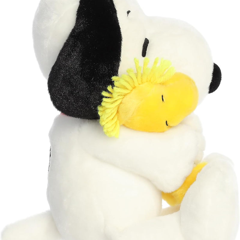 Aurora® Adorable Peanuts® Big Hugs Snoopy™ & Woodstock Stuffed Animal - Officially Licensed Toys for All Snoopy Fans - Nostalgic Gift for Adults and Birthday Celebrations - 13 Inches