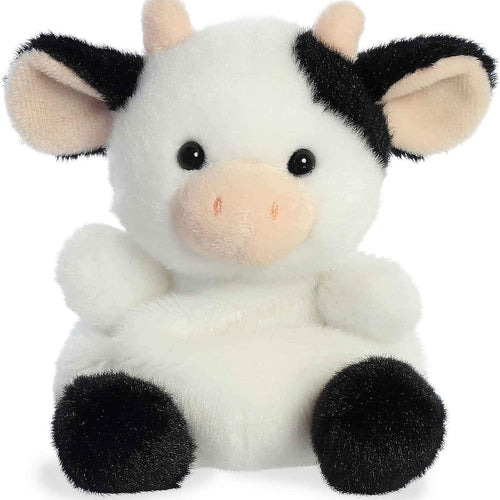 Aurora® Adorable Palm Pals™ Sweetie Cow™ Stuffed Animal - Pocket-Sized Play - Collectable Fun - White 5 Inches