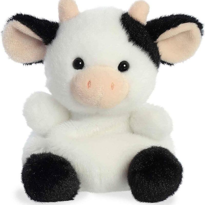 Aurora® Adorable Palm Pals™ Sweetie Cow™ Stuffed Animal - Pocket-Sized Play - Collectable Fun - White 5 Inches