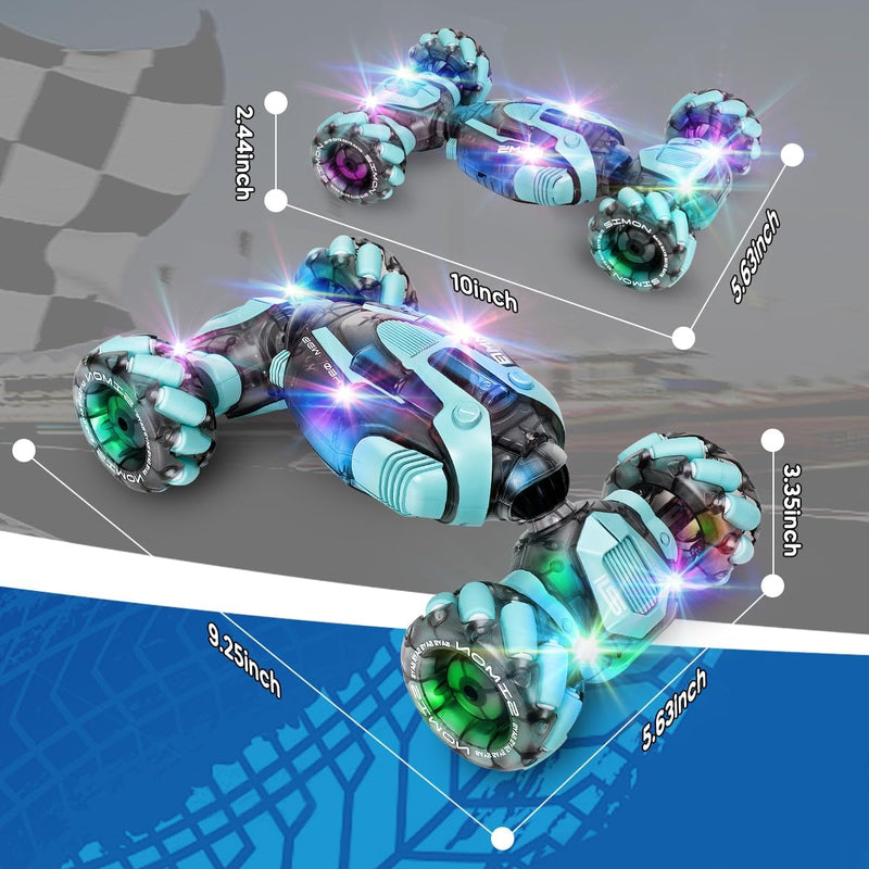 ZMMB Gesture Sensing RC Stunt Car - 4WD Remote Control Transform Hand Controlled Car