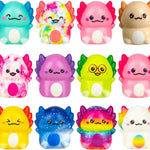 12PC Axolotl Squishy Toys – Soft Slow Rising Stress Relief Sensory Fidget Toys for Kids Girls – Classroom Rewards, Birthday Party Favors, Treasure Box Prizes