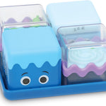 Learning Resources Cool Down Cubes Sensory Fidget Toys - Quiet Fidgets for Kids, Toddlers, and Adults - Calming Corner Items for Classroom or Home, Small Tactile Tools for Play, Focus, and Travel