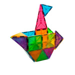MAGNA-TILES Classic 32-Piece Magnetic Construction Set for 3+ Year Olds - Primary Colors and Geometric Shapes