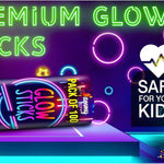 Ammy Glow Glow Sticks Bulk Party Pack, 205 Pcs Kit with Connectors & Glasses for Kids, LED Neon Glow in the Dark Party Supplies for Birthdays & Events