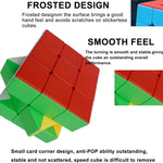 Giant Magic Cube, 18CM Big 3x3 Speed Cube Color-Matching 3D Sensory Puzzle Box Super Large Birthday Christmas Stocking Stuffers Gift for Kids Adults Fidget Toy Brain Teasers Cubing Classroom Speed Toy