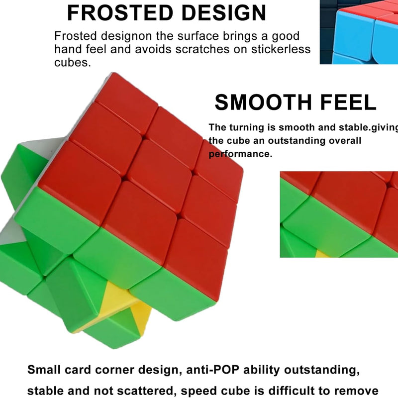 Giant Magic Cube, 18CM Big 3x3 Speed Cube Color-Matching 3D Sensory Puzzle Box Super Large Birthday Christmas Stocking Stuffers Gift for Kids Adults Fidget Toy Brain Teasers Cubing Classroom Speed Toy