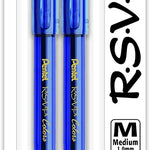 Pentel RSVP Ballpoint Pen, (1.0mm), Medium Line, Assorted Ink, Pack of 8 (BK91CRBP8M)
