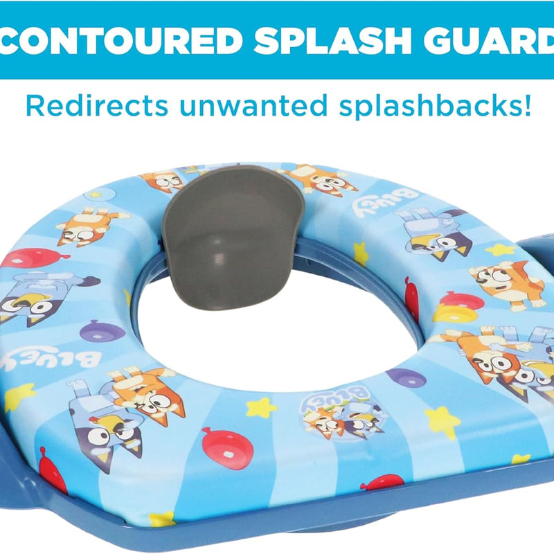 Bluey Soft Potty Seat - Potty Training Toilet Seat, Soft Cushion, Baby Potty Training, Safe, Easy to Clean