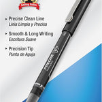 Pilot, Precise V7, Fine Point 0.7 mm, Black Ink Pens, Pack of 12 | rollerball pen for smooth writing, perfect for notes and journaling, smudge resistant rolling ball pen