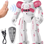 KingsDragon RC Robot, Programmable Remote Control Smart Robot for Kids, Ages 3-8, Gesture Control, LED Lights