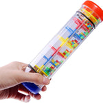 TDOCK 2 Pack Rainmaker Rain Stick Musical Instrument for Babies, Toddlers and Kids, 8 Inch Rainfall Rattle Tube Rainstick Shaker Toy